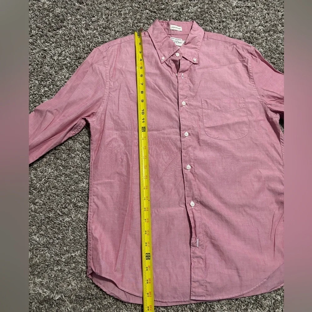 RED J. Crew Classic Button-Down Shirt